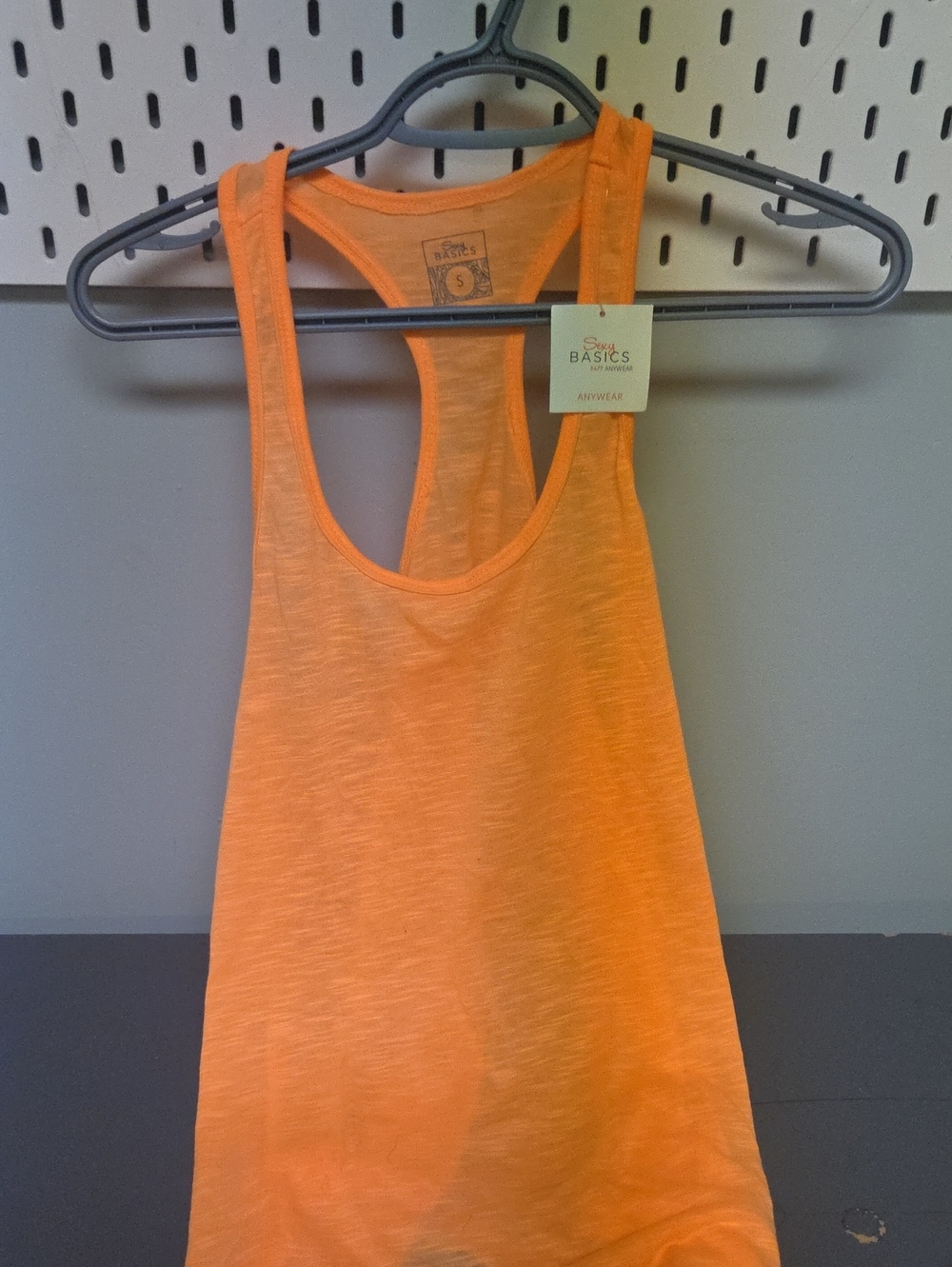 Tank Top - Women's Neon Orange Racerback